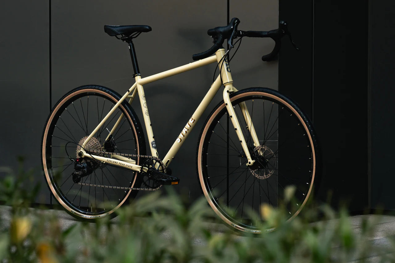 4130 ALL ROAD - DROP BAR -DROMEDARY TAN (12 Speed / UDH) - STATE BICYCLE CO.