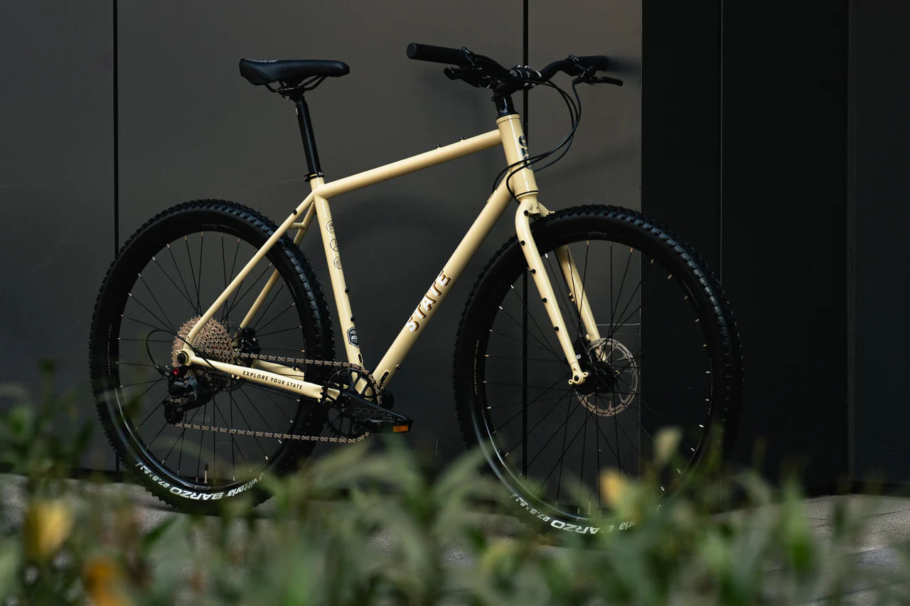 4130 ALL ROAD - FLAT BAR - DROMEDARY TAN (12 Speed / UDH) - STATE BICYCLE CO.