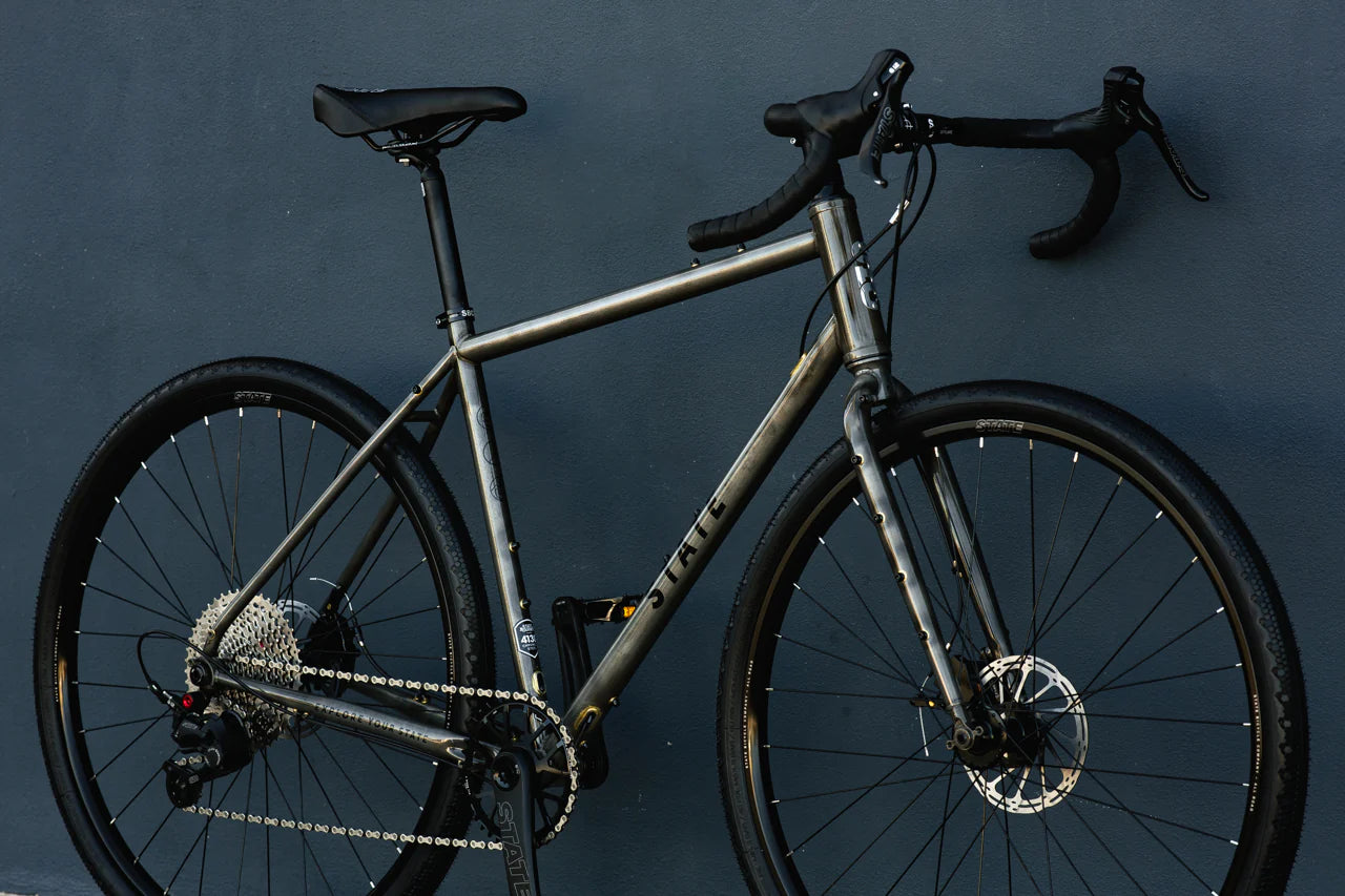 4130 ALL ROAD - DROP BAR - RAW PHOSPHATE (12 Speed / UDH) - STATE BICYCLE CO.