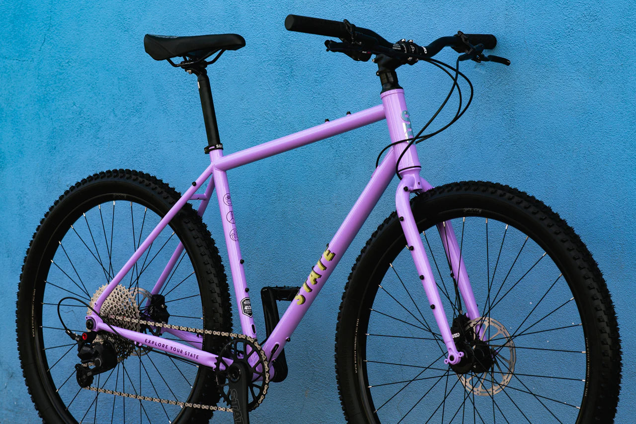 4130 ALL ROAD - FLAT BAR - ARROYO LILAC (12 Speed / UDH) - STATE BICYCLE CO.
