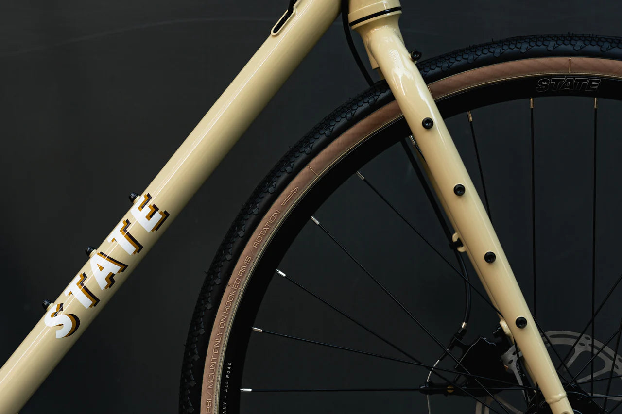 4130 ALL ROAD - DROP BAR -DROMEDARY TAN (12 Speed / UDH) - STATE BICYCLE CO.