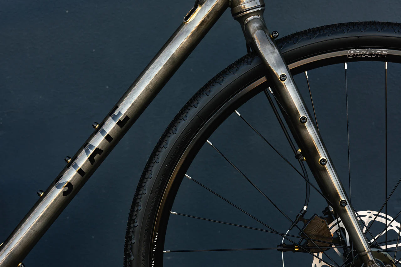 4130 ALL ROAD - DROP BAR - RAW PHOSPHATE (12 Speed / UDH) - STATE BICYCLE CO.