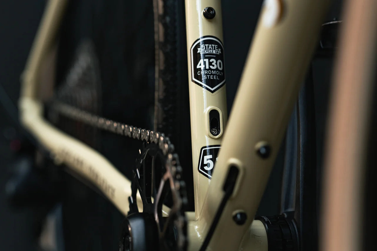 4130 ALL ROAD - DROP BAR -DROMEDARY TAN (12 Speed / UDH) - STATE BICYCLE CO.