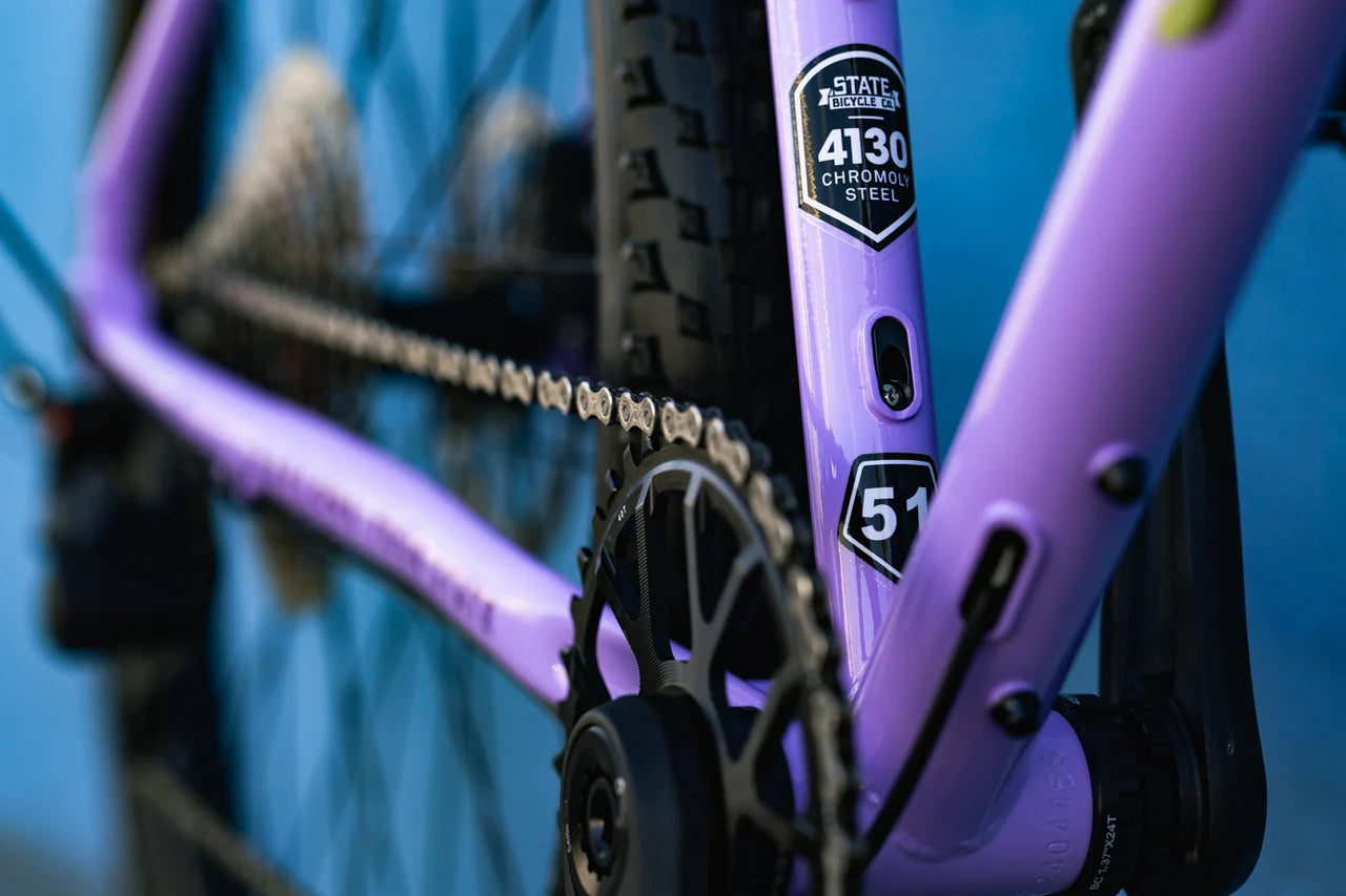4130 ALL ROAD - DROP BAR - ARROYO LILAC (12 Speed / UDH) - STATE BICYCLE CO.