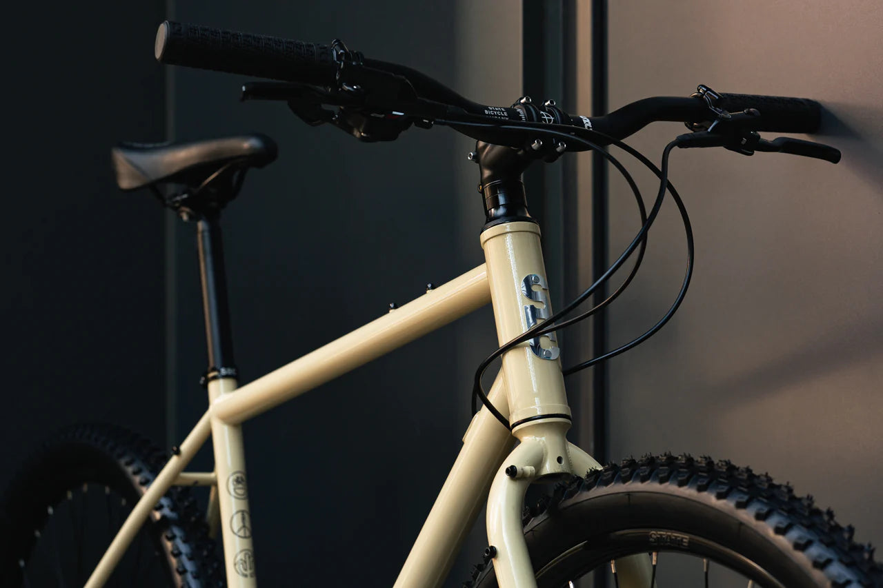 4130 ALL ROAD - FLAT BAR - DROMEDARY TAN (12 Speed / UDH) - STATE BICYCLE CO.
