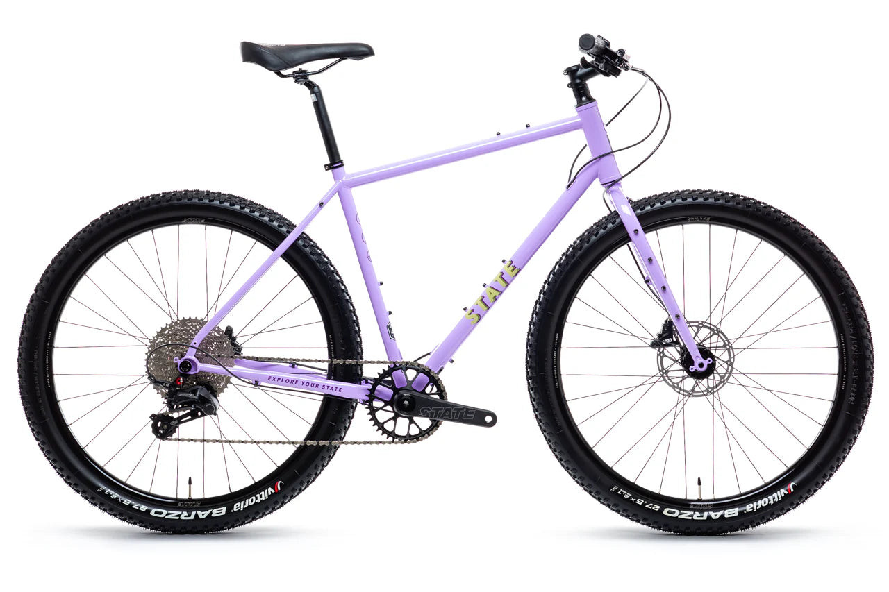 4130 ALL ROAD - FLAT BAR - ARROYO LILAC (12 Speed / UDH) - STATE BICYCLE CO.