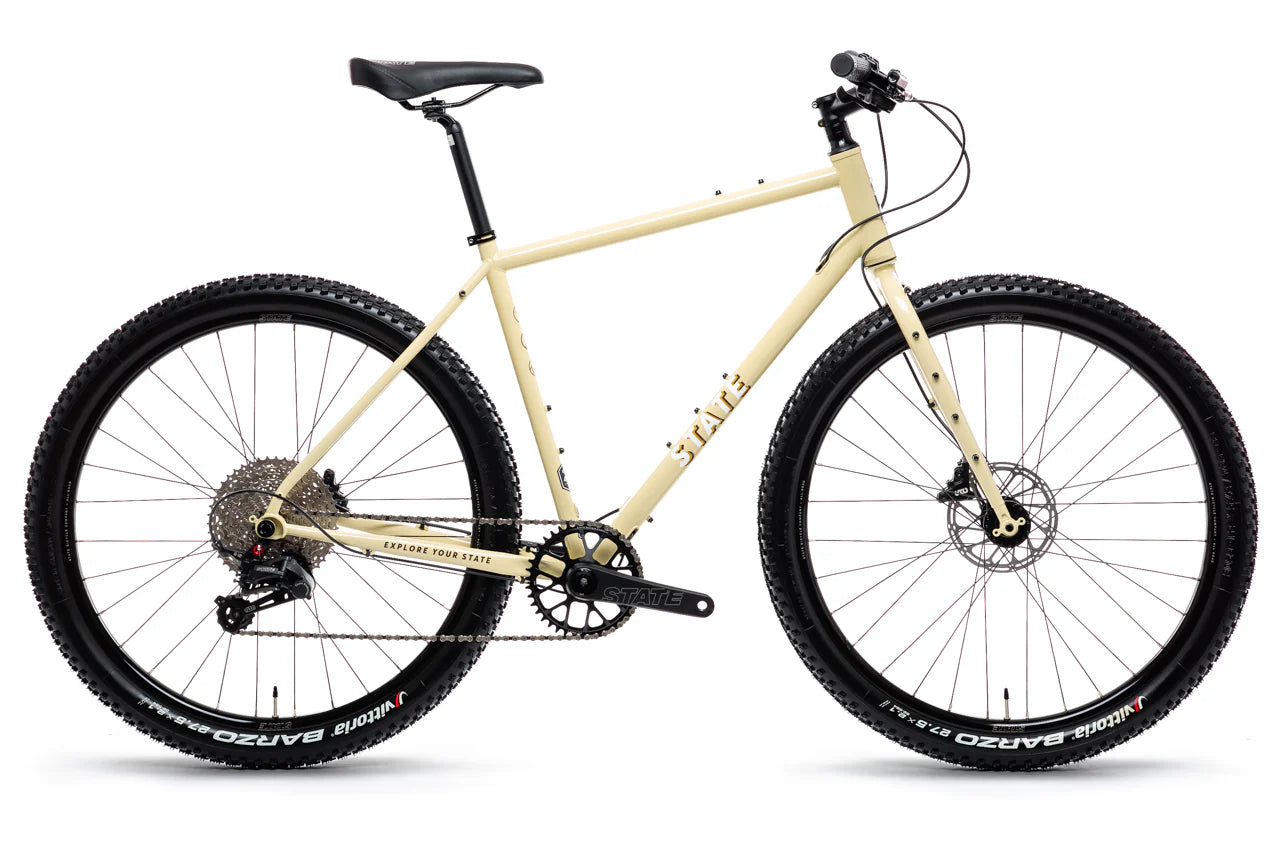 4130 ALL ROAD - FLAT BAR - DROMEDARY TAN (12 Speed / UDH) - STATE BICYCLE CO.