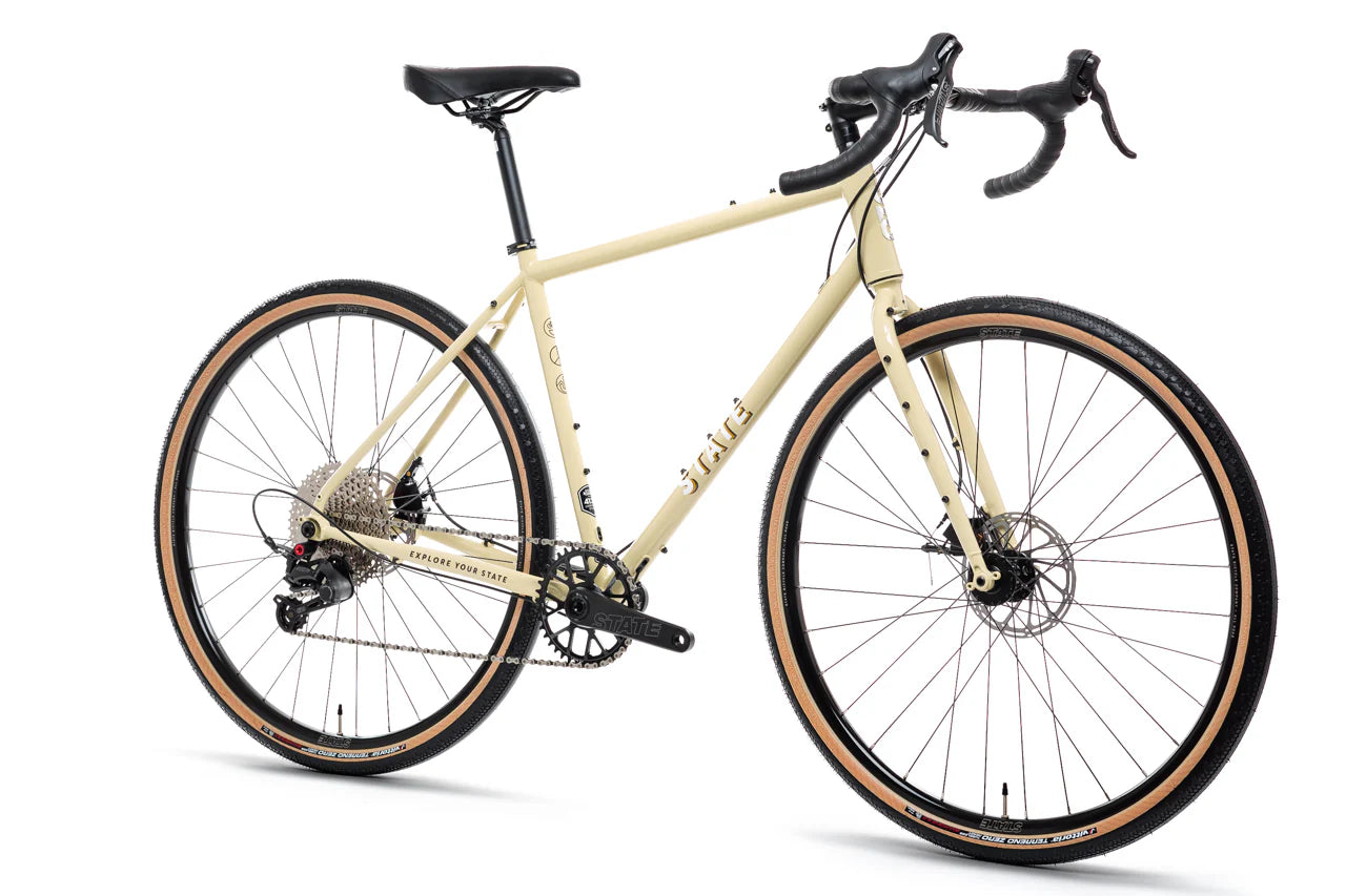 4130 ALL ROAD - DROP BAR -DROMEDARY TAN (12 Speed / UDH) - STATE BICYCLE CO.