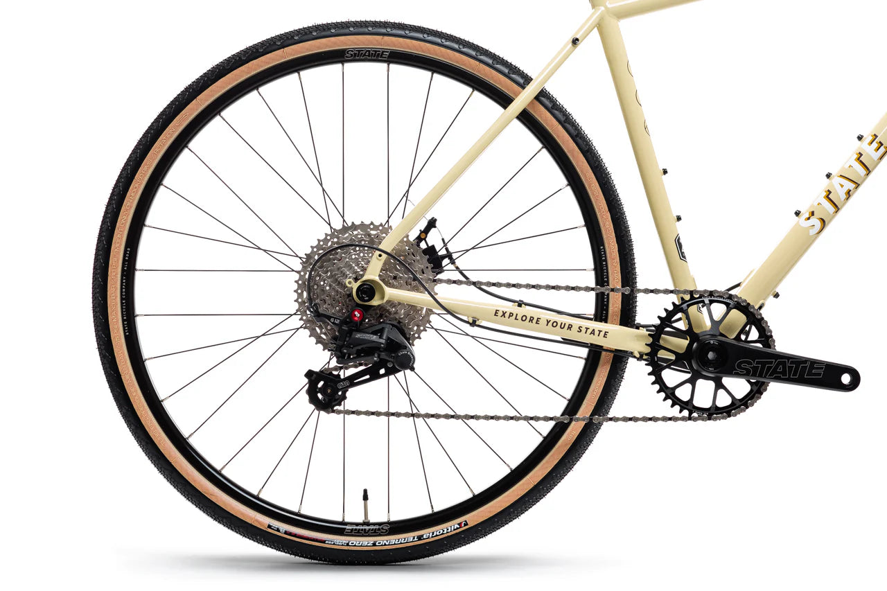 4130 ALL ROAD - DROP BAR -DROMEDARY TAN (12 Speed / UDH) - STATE BICYCLE CO.