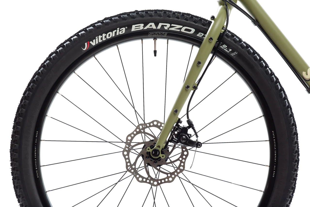 4130 ALL ROAD - FLAT BARS - MATTE OLIVE - STATE BICYCLE CO.