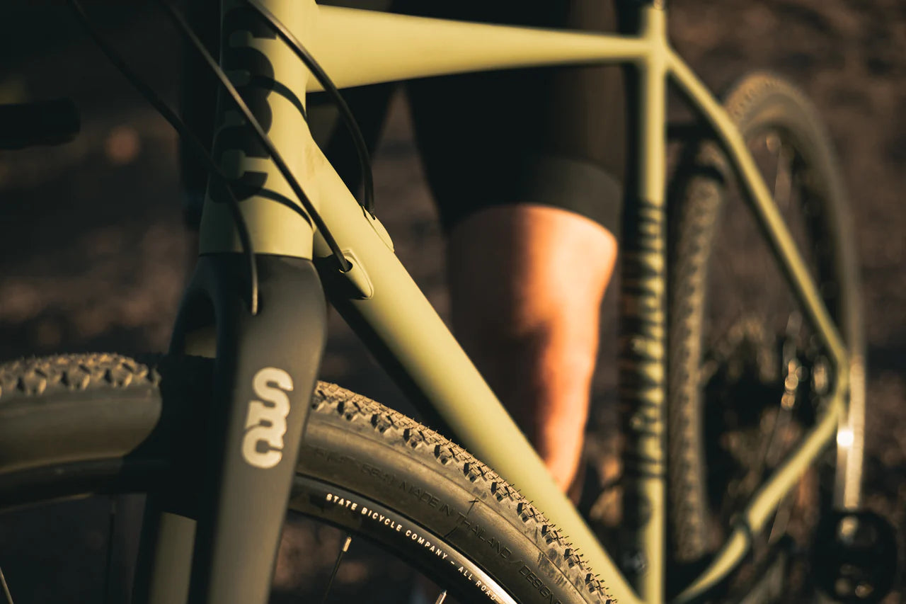 6061 BLACK LABEL ALL ROAD 2023 - MATTE OLIVE - STATE BICYCLE CO