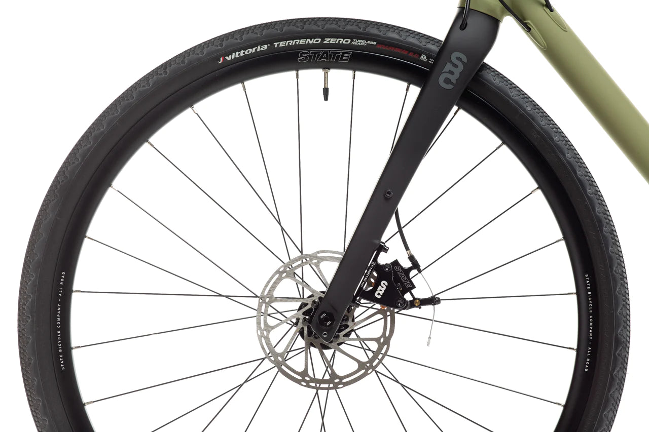 6061 BLACK LABEL ALL ROAD 2023 - MATTE OLIVE - STATE BICYCLE CO