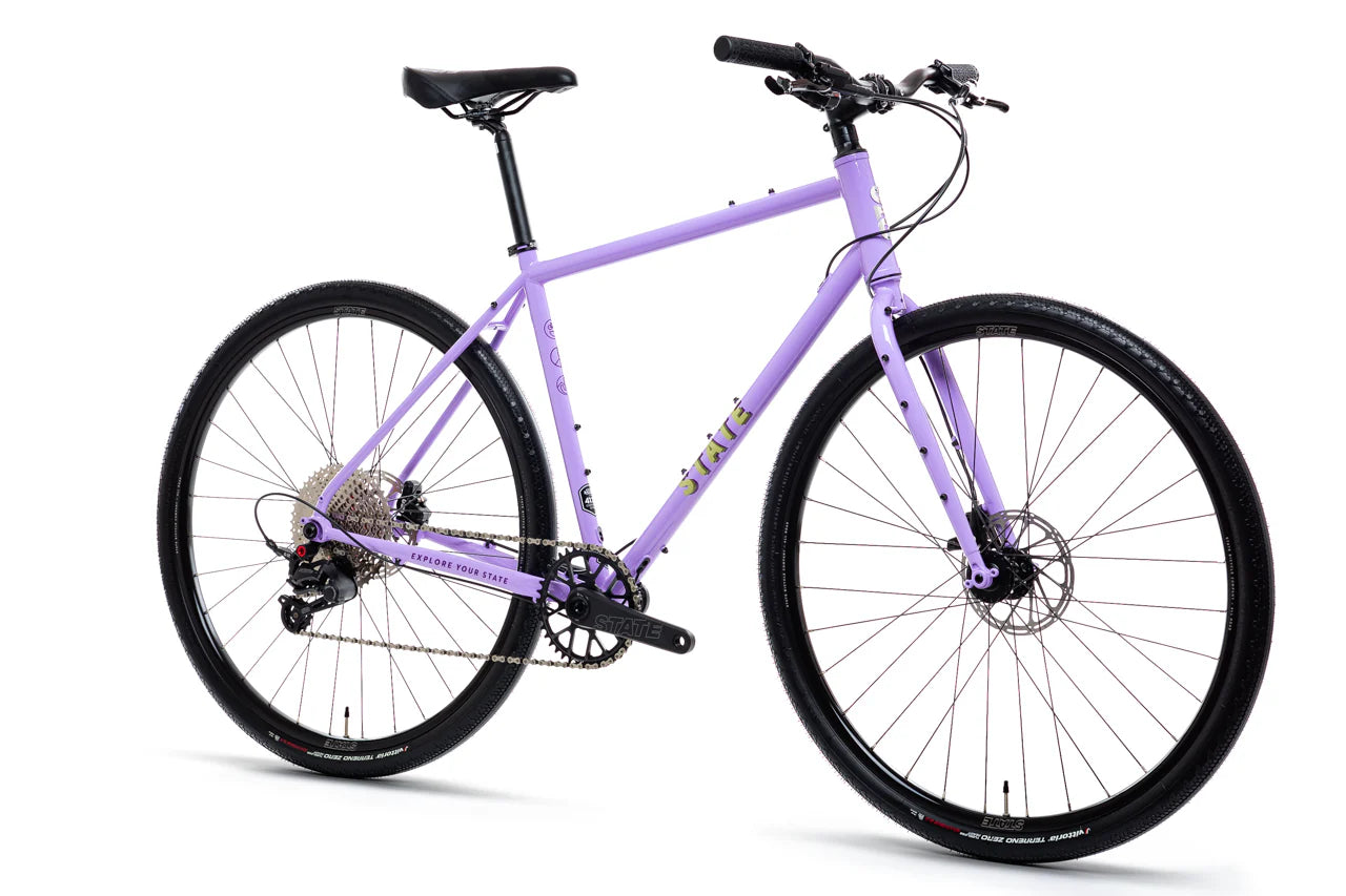 4130 ALL ROAD - FLAT BAR - ARROYO LILAC (12 Speed / UDH) - STATE BICYCLE CO.