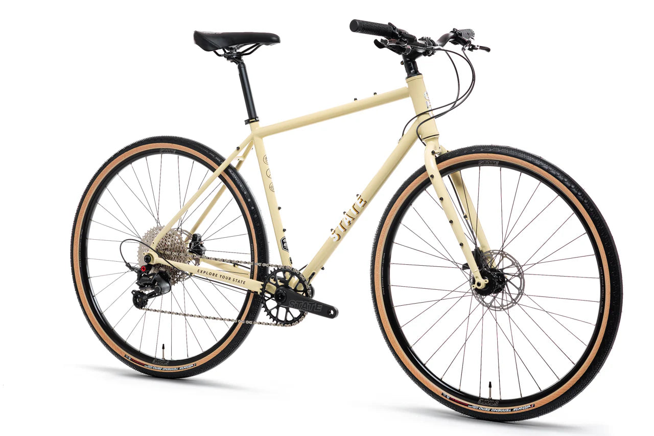 4130 ALL ROAD - FLAT BAR - DROMEDARY TAN (12 Speed / UDH) - STATE BICYCLE CO.