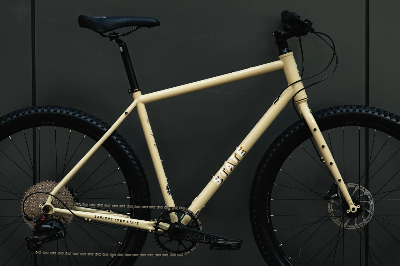 4130 ALL ROAD - FLAT BAR - DROMEDARY TAN (12 Speed / UDH) - STATE BICYCLE CO.