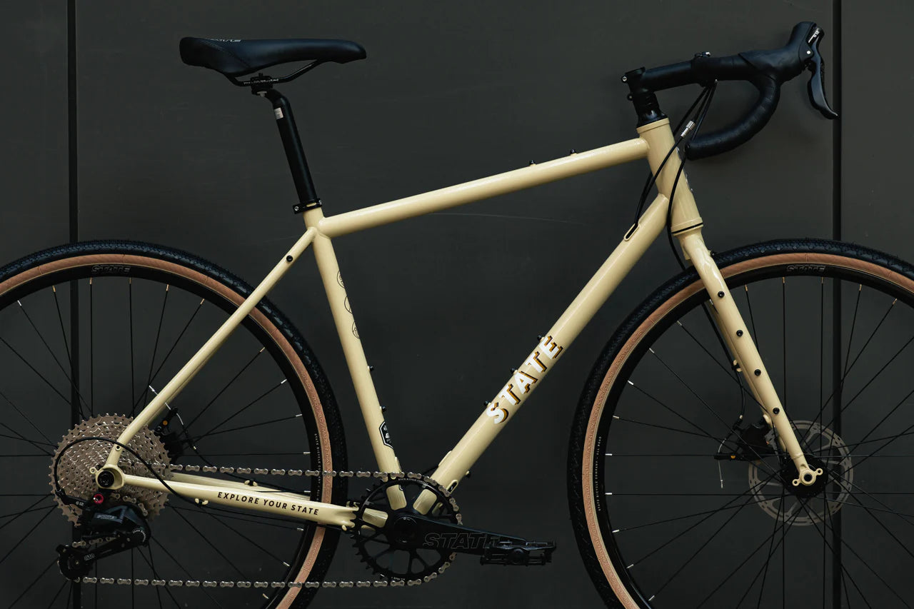 4130 ALL ROAD - DROP BAR -DROMEDARY TAN (12 Speed / UDH) - STATE BICYCLE CO.