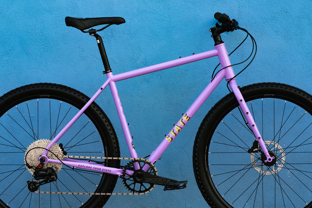 4130 ALL ROAD - FLAT BAR - ARROYO LILAC (12 Speed / UDH) - STATE BICYCLE CO.