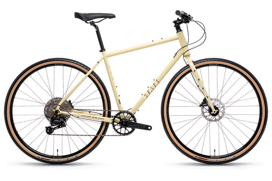 4130 ALL ROAD - FLAT BAR - DROMEDARY TAN (12 Speed / UDH) - STATE BICYCLE CO.