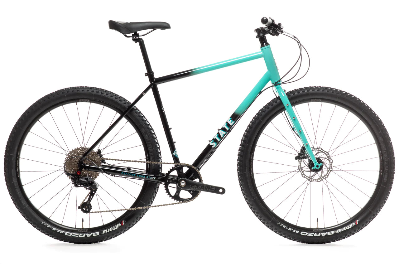 4130 ALL ROAD - FLAT BAR - TURQUOISE FADE - STATE BICYCLE CO.