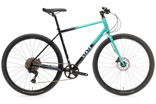 4130 ALL ROAD - FLAT BAR - TURQUOISE FADE - STATE BICYCLE CO.