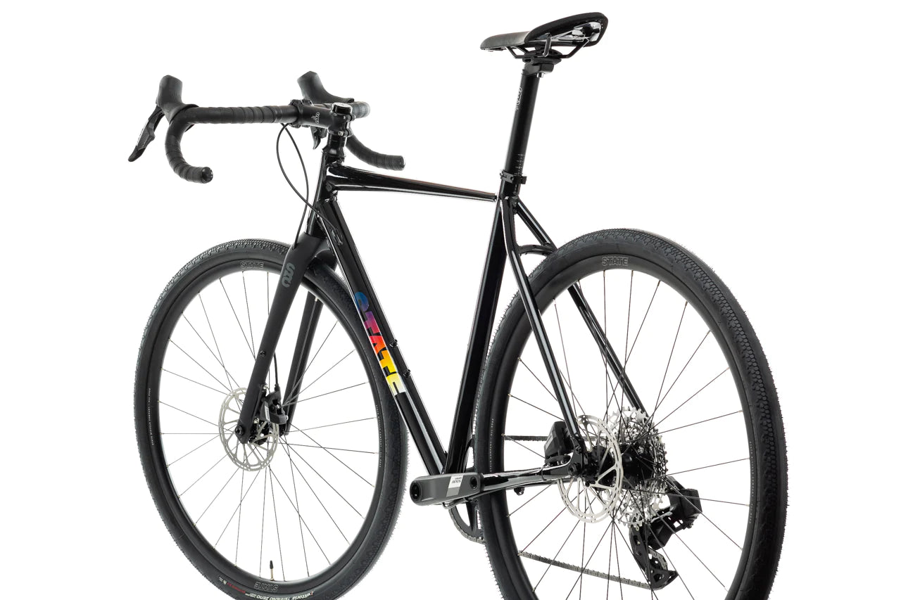 6061 ALL ROAD 2023 - BLACK/SUNSET APEX XPLR AXS - STATE BICYCLE CO