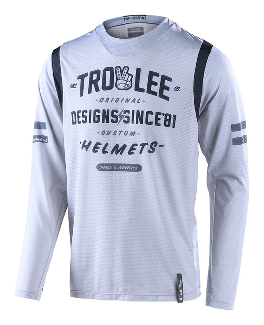 GP AIR LS ROLL OUT JERSEY LIGHT GRAY - TLD